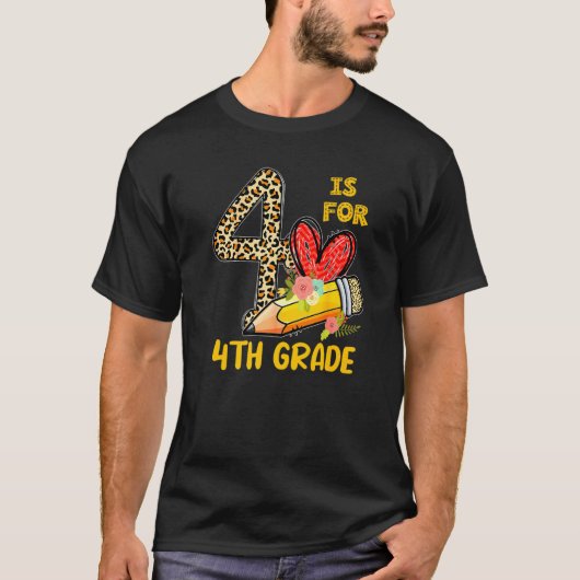 4 ist für den 4. T-Shirt (Vorderseite)