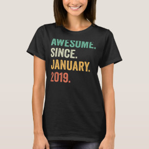4 Jahre alt 4. Geburtstag Junge Phantastisch seit T-Shirt