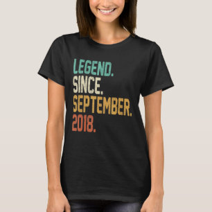 4 Jahre alt 4. Geburtstag seit 2. September T-Shirt