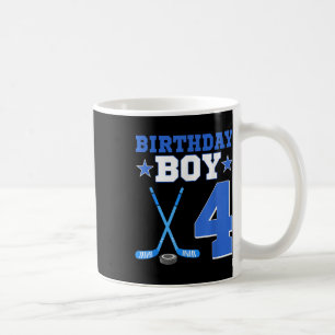 4 Jahre alt Geburtstagskind 4. Geburtstag Eishocke Kaffeetasse