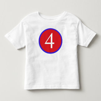 4 Jahre alt! Kleinkind T-shirt