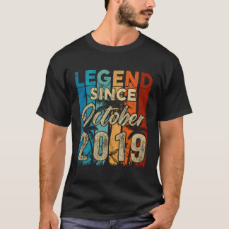 4 Jahre alte Geschenke 4. Geburtstag Junge Legende T-Shirt