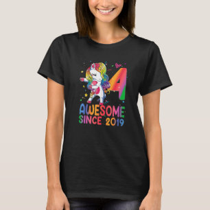 4 Jahre Alte Geschenke Girls Teens Klettergarten 4 T-Shirt