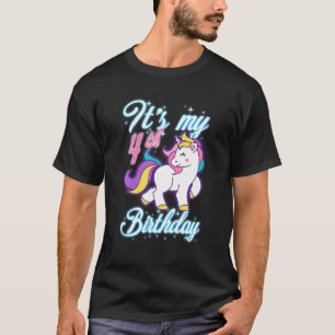 4 Jahre Einhorn Outfit, mein 4. Geburtstag. T-Shirt