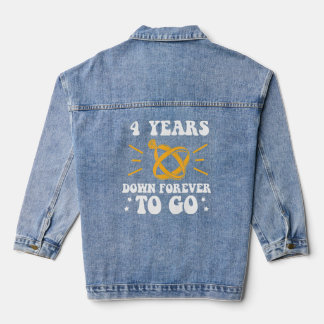 4 Jahre für immer zum 4. Hochzeitstag Jeansjacke