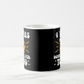 4 Jahre für immer zum 4. Hochzeitstag Kaffeetasse (Mittel)