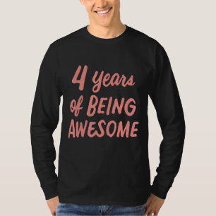 4 Jahre Phantastisch 4 Jahre alt 4. Geburtstag T-Shirt