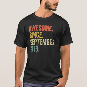 4 Jahre Phantastisch seit September 2018 4. Geburt T-Shirt