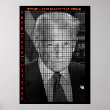 4 JAHRE TRUMP BLACKOUT CALENDAR