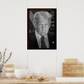 4 JAHRE TRUMP BLACKOUT CALENDAR POSTER (Küche)