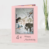 4. Jahrestagskarte Karte (Vorderseite)