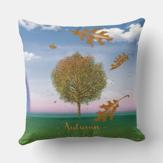 4 Jahreszeiten Design Kissen SPRING / AUTUMN (Rückseite)