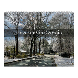 4 Jahreszeiten in Georgia Kalender