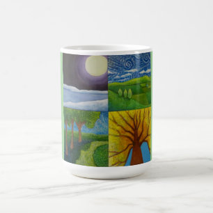 4 Jahreszeiten: Original Art Tasse
