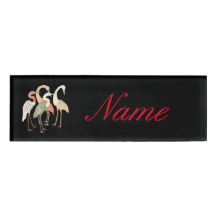 4 Japanische Krane Thunder_Cove Namenschild
