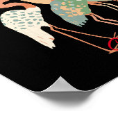 4 Japanische Krane Thunder_Cove Poster (Ecke)