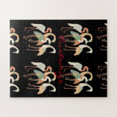 4 Japanische Krane Thunder_Cove Puzzle (Horizontal)