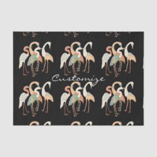 4 Japanische Krane Thunder_Cove Seidenpapier