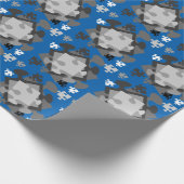 4 Jigsaw Pieces Geschenkpapier (Ecke)