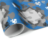 4 Jigsaw Pieces Geschenkpapier (Rolleneckpunkt)