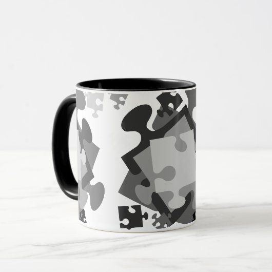 4 Jigsaw Pieces Tasse (Vorderseite Links)