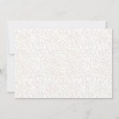 4. Jubiläum mit Foto - Sapphire White Gold Einladung (Rückseite)