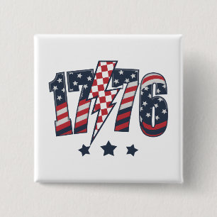 4. Juli 1776 Button