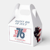 4. Juli 1776 Party zum Unabhängigkeitstag Geschenkschachtel (Vorderseite)