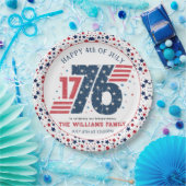 4. Juli 1776 Party zum Unabhängigkeitstag Pappteller (Party)