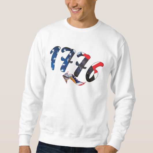 4. Juli - 1776 Sweatshirt (Vorderseite)