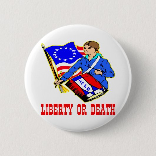 4. Juli 1776 Unabhängigkeitstag Button (Vorderseite)