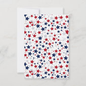 4. Juli 1776 Unabhängigkeitstag Dankeskarte (Rückseite)