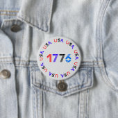 4. Juli 1776 USA Button (Beispiel)