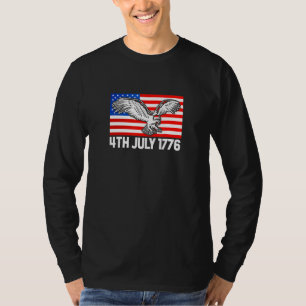 4. Juli 1776 Veteran Day Memorial Day Unabhängig T-Shirt