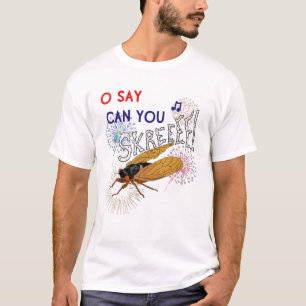 4. Juli 17 Jahre Cicadas Funny Meme Zitat Feuer T-Shirt