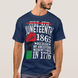 4. Juli 1865, weil meine Vorfahren Geschenk T-Shirt
