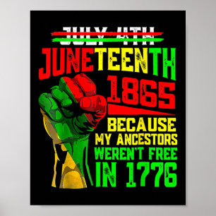 4. Juli 1865, weil meine Vorfahren Mens Poster