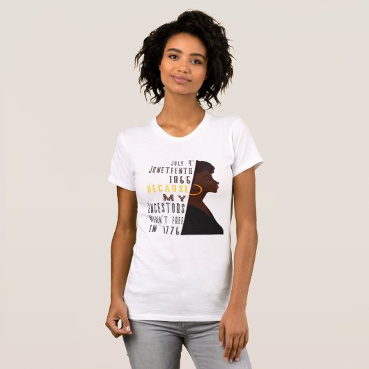 4. Juli 1865, weil meine Vorfahren T-Shirt (Vorne ganz)