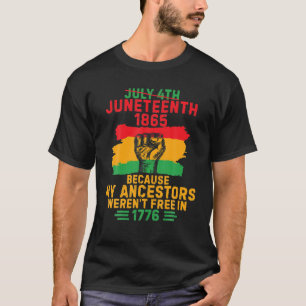 4. Juli 1865, weil meine Vorfahren T-Shirt