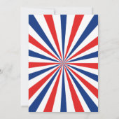 4. Juli 1. Geburtstag Einladung (Rückseite)