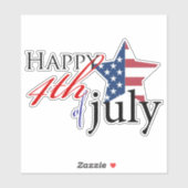 4. Juli 2010 Aufkleber (Blatt)