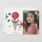 4. Juli 2010 Eiscreme Foto Einladung (Vorderseite)