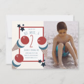 4. Juli 2010 Eiscreme und Stars Foto Einladung (Vorderseite)