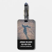 4. Juli 2019 - Isabella-See in Kalifornien. Gepäckanhänger (Rückseite vertikal)