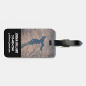 4. Juli 2019 - Isabella-See in Kalifornien. Gepäckanhänger (Rückseite horizontal)