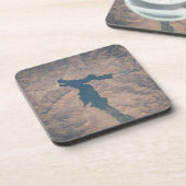 4. Juli 2019 - Isabella-See in Kalifornien. Getränkeuntersetzer (Linke Seite)