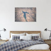 4. Juli 2019 - Isabella-See in Kalifornien. Leinwanddruck (Insitu (Schlafzimmer))