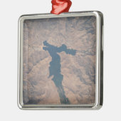 4. Juli 2019 - Isabella-See in Kalifornien. Ornament Aus Metall (Links)