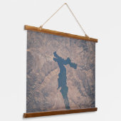 4. Juli 2019 - Isabella-See in Kalifornien. Wandteppich Mit Holzrahmen (Gewinkelt)