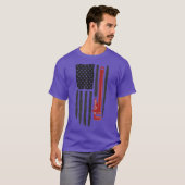 4. Juli 2021 oder patriotische USA oder Klempner T-Shirt (Vorne ganz)